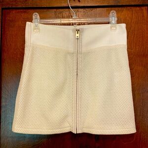 IRO mini skirt - leather trim. Sz 2/4.